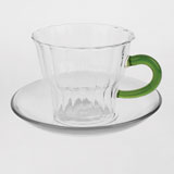 Tea Cup 条纹竹节杯（绿）