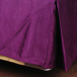 VANDA 紫色直纹床裙